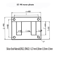 Transformador Core Lamined Type -EI48 sin agujero y con brecha